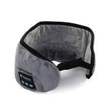 Tapa olho cinza com fone de ouvido bluetooth - SleepMask